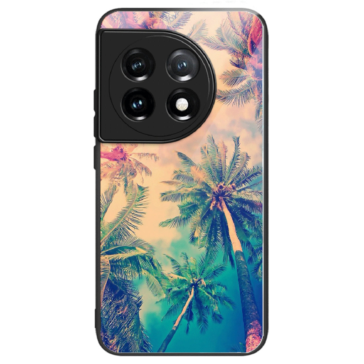 For OnePlus Ace 3 5G / 12R 5G Case Pattern Print TPU Frame Tempered Glass Back Cover For OnePlus Ace 3 5G / 12R 5G Case Pattern Print TPU Frame Tempered Glass Back Cover